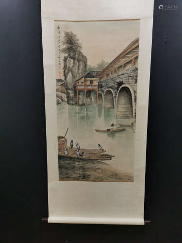 Chinese Huang Huanwu'S Painting On Paper