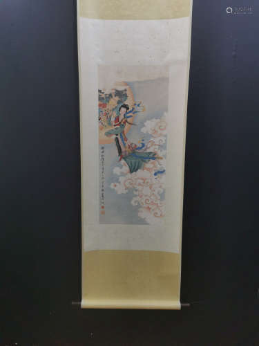 Chinese Xu Cao'S Painting On Paper
