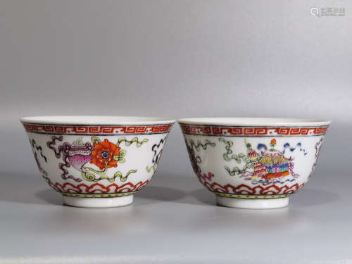 Chinese Pair Of Qing Dynasty Daoguang Porcelain Bowls