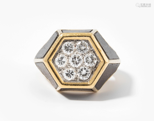 Van Cleef & Arpels Brillant-Ebenholz-Ring