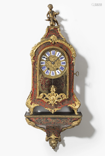 Boulle-Pendule mit Sockel