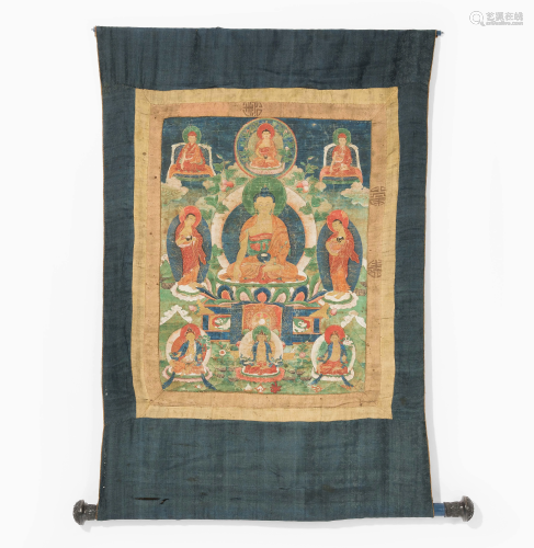 Thangka des Buddha Shakyamuni