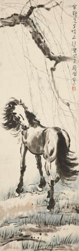 Xu Beihong (1895-1953) Horse Under Willow Tree, 1943