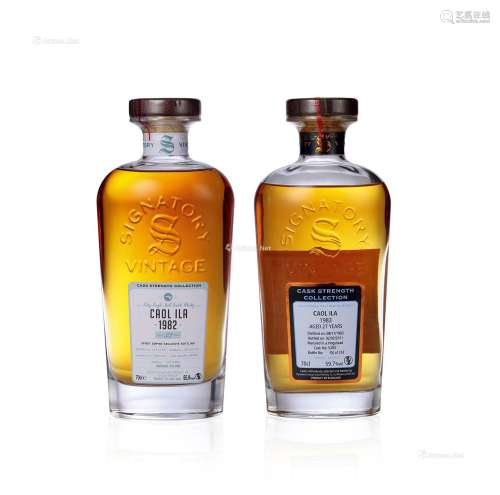 圣弗力装瓶：卡尔里拉1982、1983年艾雷岛单一麦芽威士忌 （各一支）