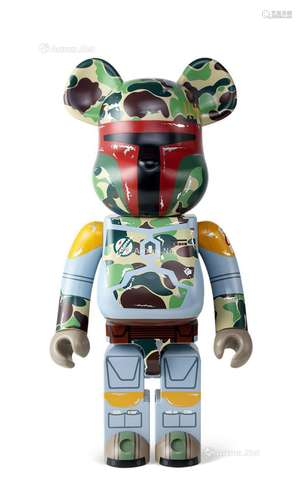 2020年作 BEARBRICK X BAPE X《星球大战》 波巴费特