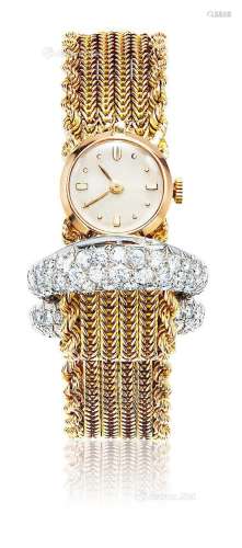 1950年法国私人定制隐蔽式珠宝腕表
