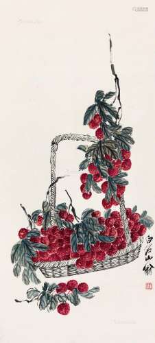 齐白石（1864～1957） 大吉大利 镜心 设色纸本