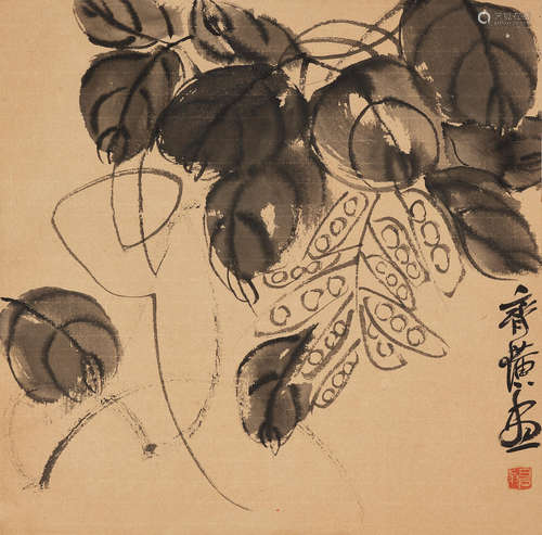 Qi Baishi (1864-1957) Bean Pods