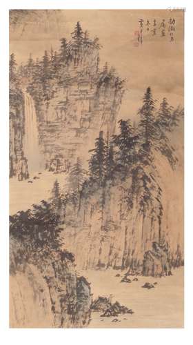 黄君壁 山水 纸 轴