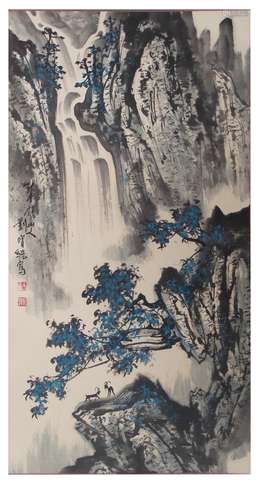 刘宝纯 山水 纸 轴