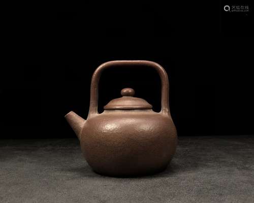 A ZiSha TeaPot WangWei Mark