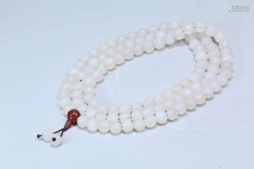 An Agate 108 Beads Rosary