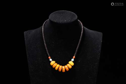 An Amber Clavicle-chain