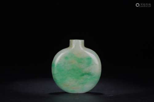 A Jadeite  Snuff Bottle