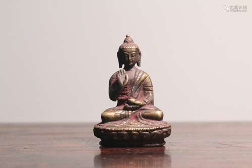 A Medicine Buddha Bronze Statue