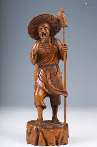 A  Boxwood Figure Ornament