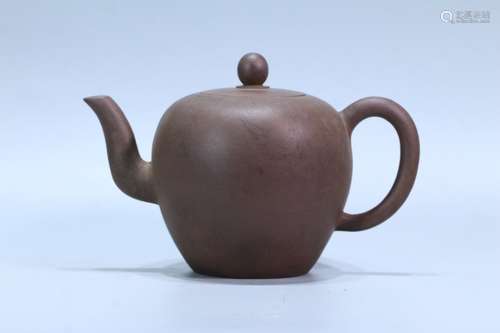 A Chinese Zisha Teapot