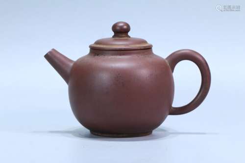 A Chinese Zisha Teapot