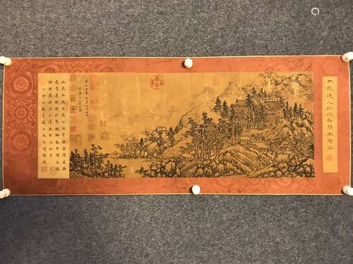 A Chinese Pianting Of Landscape, With Huanggongwang Mark