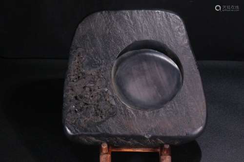 A Chinese Duan Stone Ink Slab With Auspicious Meaning