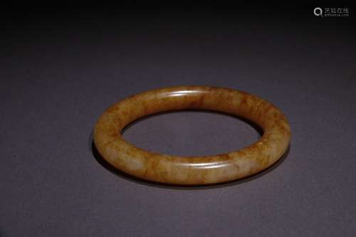 A Chinese Hetian Jade Bangle