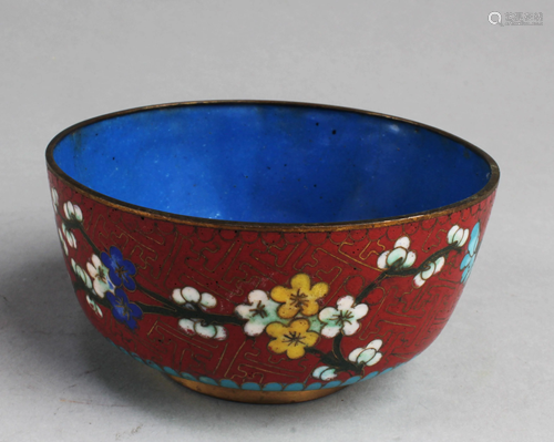 Chinese Cloisonne Bowl