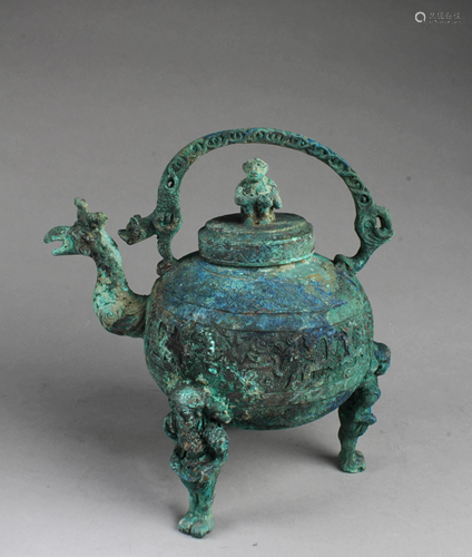 Chinese Bronze Teapot