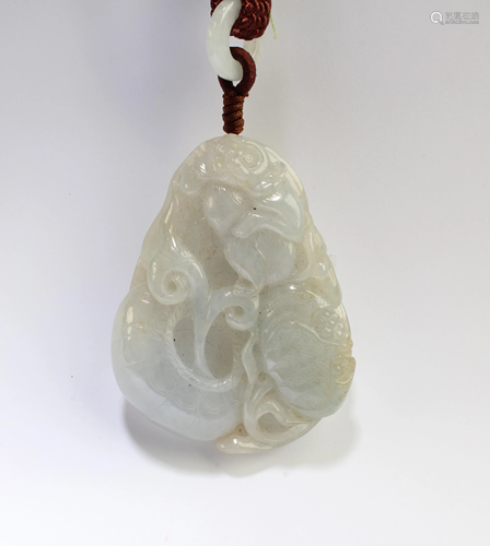 A Jadeite Jade Pendant