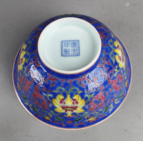 Chinese Polychrome Bowl