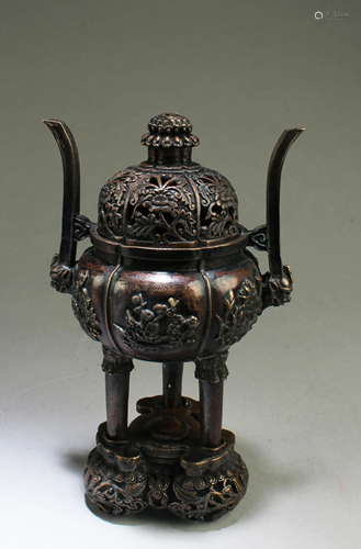 A Bronze Incense Burner