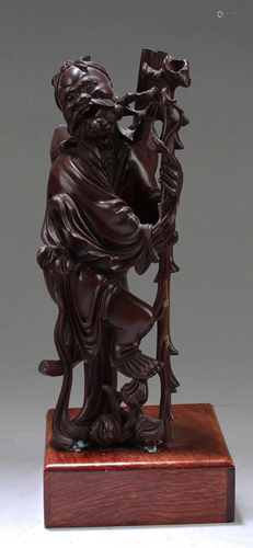 Antique Chinese HuangYangMu Carved Statue