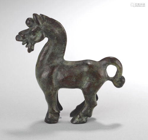 An old Bronze Horse Statue