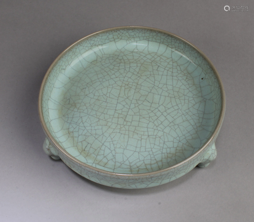 Chinese Ruyao Tripod Plate