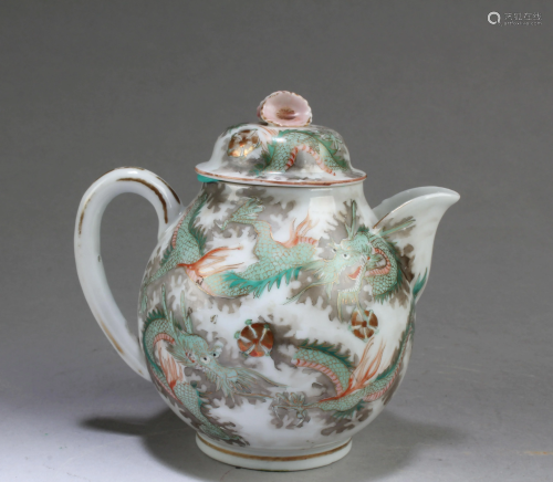A Japanese Porcelain Teapot