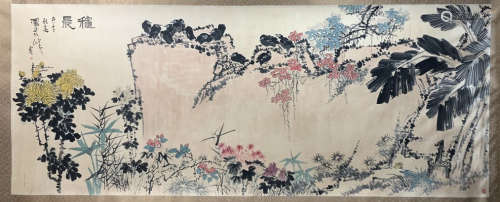 chinese painting by pan tianshou in mordern times