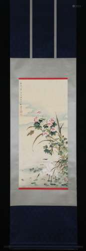 chinese vertical painting by tian shiguang in mordern times