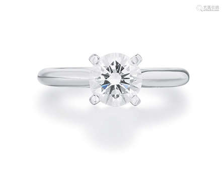 卡地亚设计 1.01克拉钻石戒指