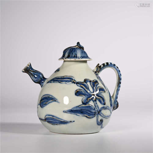 the Ming dynasty       Blue and white teapot