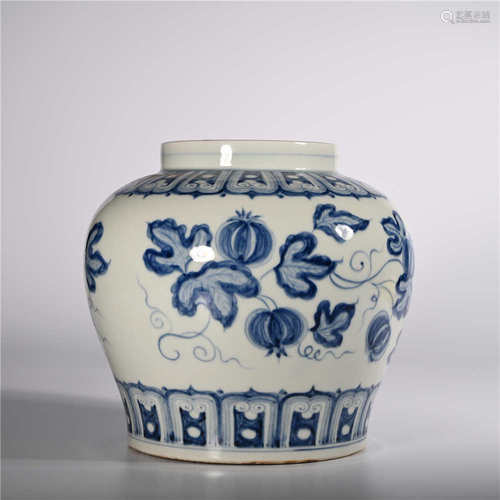 Mingchenghua       Blue and white pot