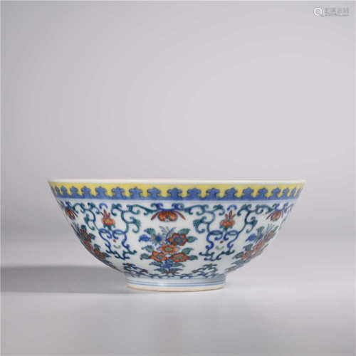 Qianlong of Qing Dynasty        Color bowl