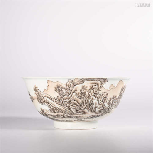 Yongzheng of Qing Dynasty    Pastel bowl