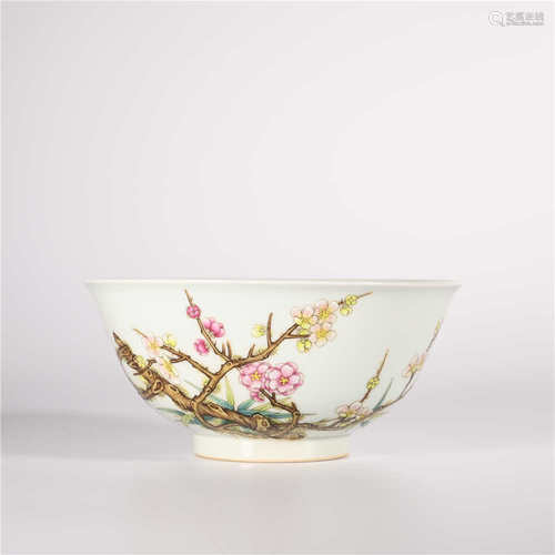 Yongzheng of Qing Dynasty        Pastel bowl