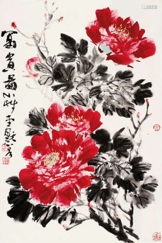 金默如 (1938-2019) 富贵图