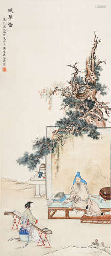 禹之鼎 (1946-1716) 听琴图