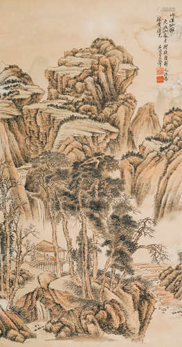 王翚（1632-1717）  竹溪仙馆