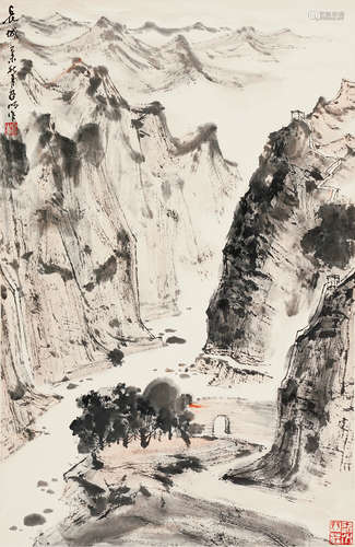 亚明（1924-2002）  长城