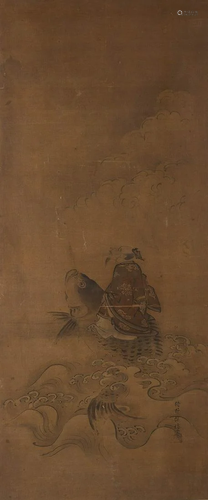 KANO TANSHIN (ATTR.) 1653 - 1718 KINKO SENNIN AUF EINEM