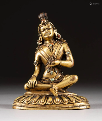 EINE TANTRISCHE FIGUR Tibet, 19. Jh. oder früher