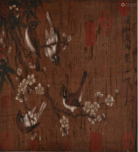 A Chinese Sparrow Painting, Emperor Song Huizong Mark