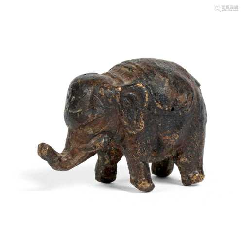 BRONZE 'ELEPHANT' PAPERWEIGHT QING DYNASTY, 18TH-19TH CENTURY